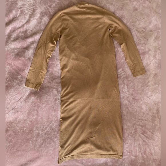 Premise tan color duster length cardigan NEW - Picture 2 of 6